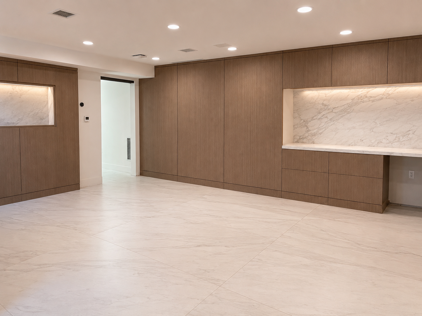 Custom interior millwork project